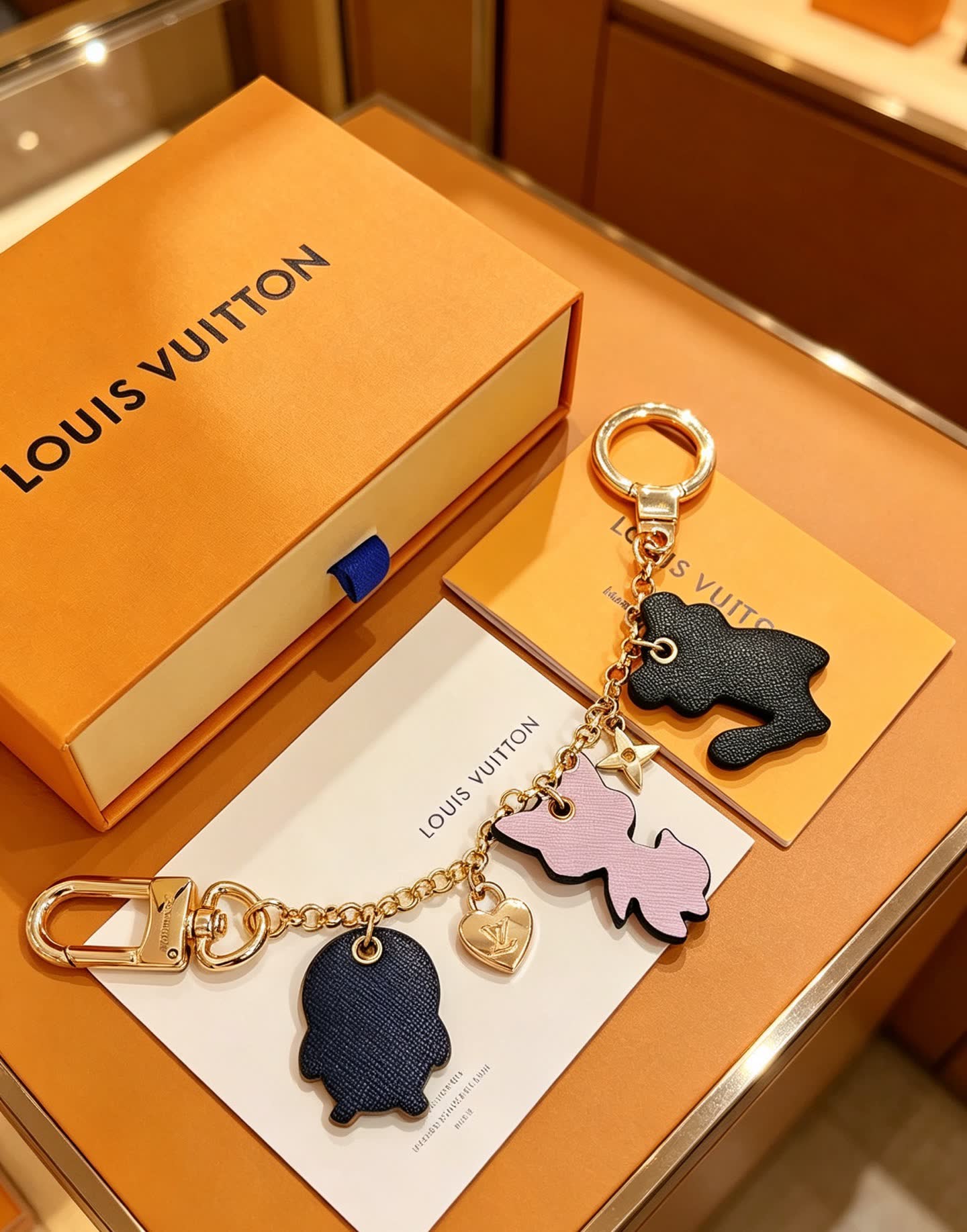 Louis Vuitton Animal Charm Keychain